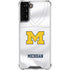 University of Michigan White Jersey Galaxy S21 FE Clear Case